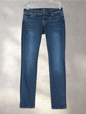 Lucky Brand Lolita Skinny Jeans Women's 6/28 Dark Wash Blue Casual Chic Normcore